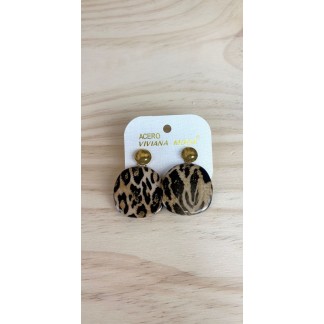 Pendiente Print-pendiente leopardo-pendiente barato-pendiente original-pendiente acero inoxidable