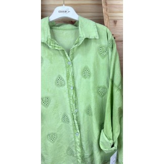 Camisa corazón-camisa original-camisa jarta-camisa bordada-camisa Primavera