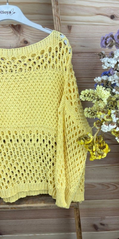 Sueter Croche-sueter primavera-suéter amarillo-sueter blanco-suéter barato