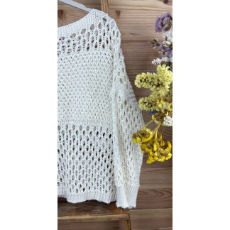 Sueter Croche-sueter primavera-suéter amarillo-sueter blanco-suéter barato