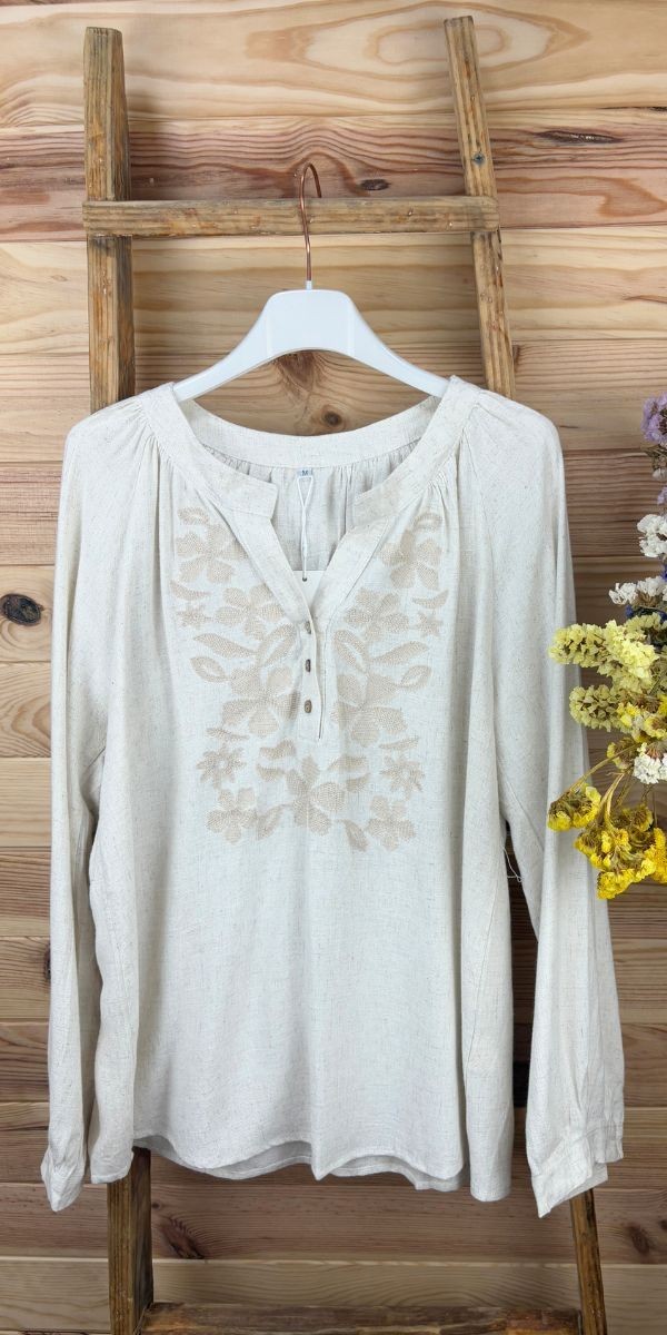 blusa abril-blusa bordada-blusa lino-blusa original-blusa primavera-blusa barata
