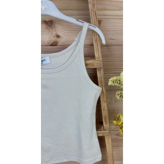 Top Aria-top tirantes básico-top de colores de mujer-top de canalé
