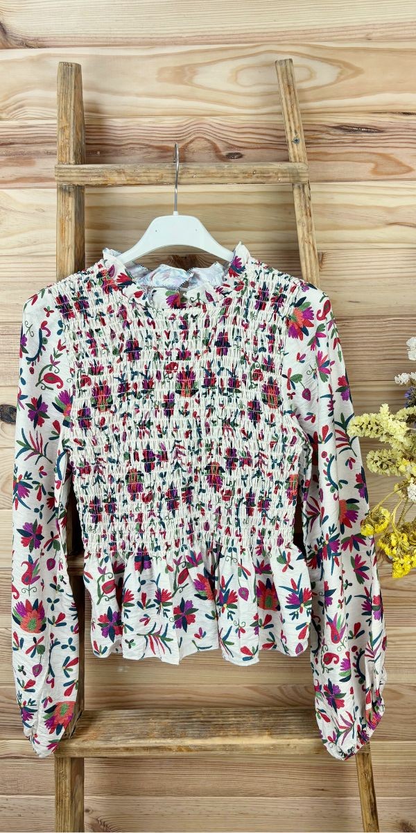 blusa flor-blusa top-blusa original-blusa joven-blusa bonita-blusa barata-blusa mujer