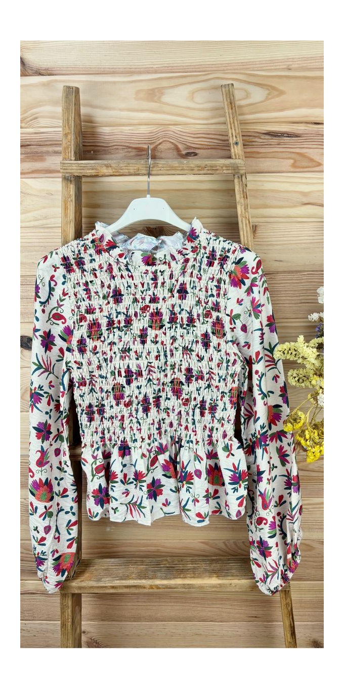 blusa flor-blusa top-blusa original-blusa joven-blusa bonita-blusa barata-blusa mujer