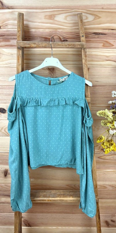 blusa luna-blusa juvenil-blusa turquesa-blusa blanca-blusa original-blusa barata
