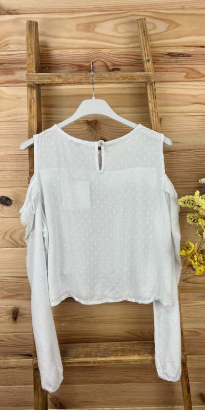 blusa luna-blusa juvenil-blusa turquesa-blusa blanca-blusa original-blusa barata