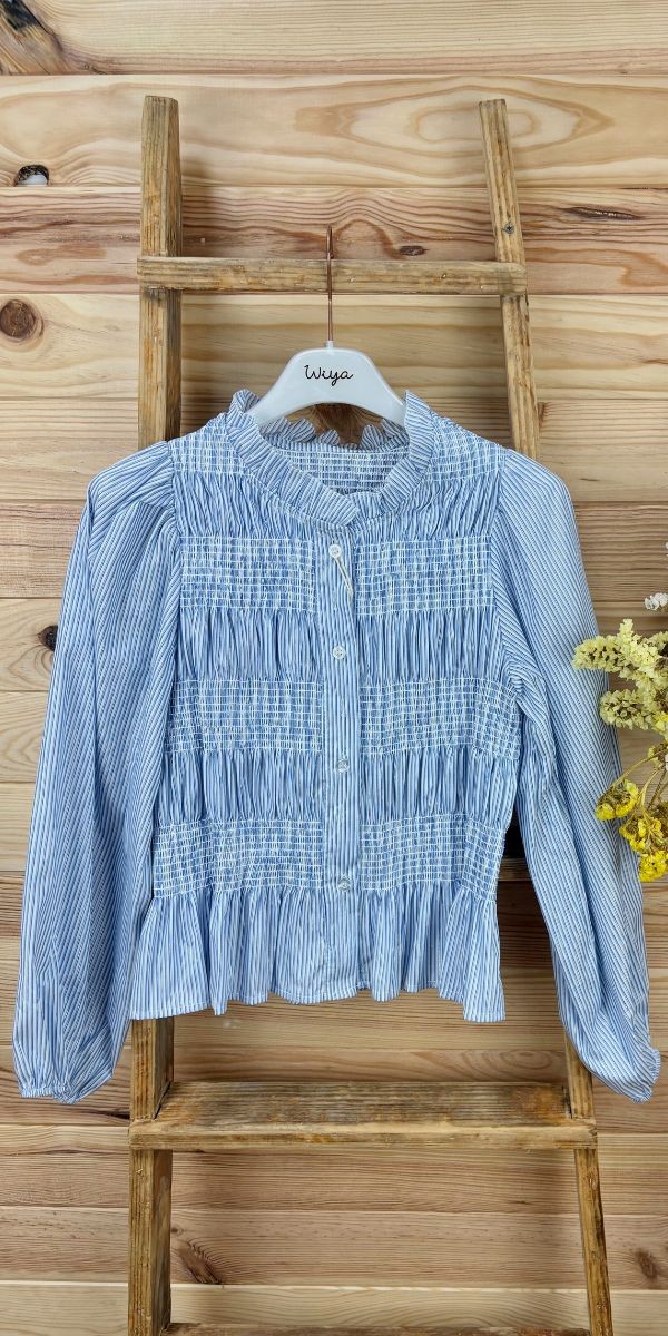 Camisa Blue-camisa original-camisa mujer-camisa juvenil-camisa rayas-camisa ajustada