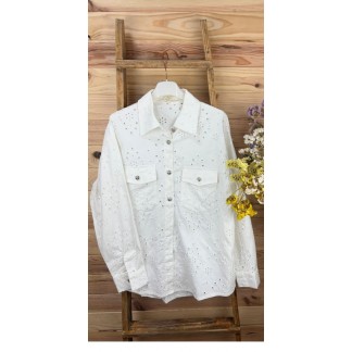 camisa gutti-camisa troquelada-camisa original-camisa blanca-camisa barata-camisa mujer
