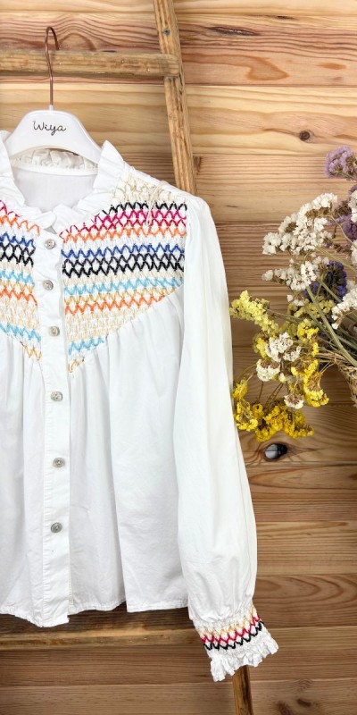 camisa colores-camisa bordada-camisa juvenil-camisa barata-camisa original-camisa de mujer