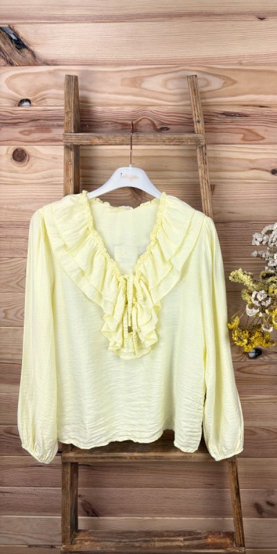 Blusa emily-blusa amarilla-blusa original-blusa primavera-blusa barata