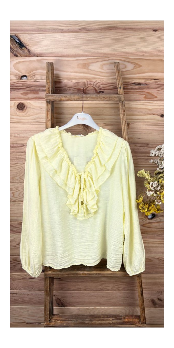 Blusa emily-blusa amarilla-blusa original-blusa primavera-blusa barata