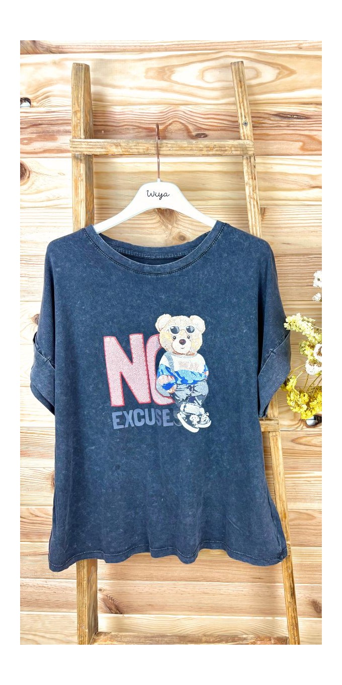 camiseta oso-camiseta manga corta-camiseta verano-camiseta original-camiseta barata