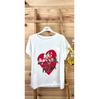 camiseta amor-camiseta manga corta-camiseta blanca-camiseta verano-camiseta fresquita