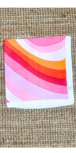 Pañuelo arcoiris-pañuelo rosa-pañuelo primavera-pañuelo original-pañuelo barato