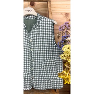 Chaleco vichy-chaleco primavera-chaleco barato-chaleco original-chaleco bonito