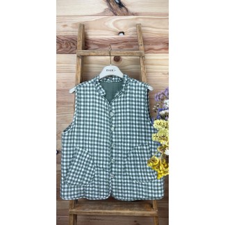 Chaleco vichy-chaleco primavera-chaleco barato-chaleco original-chaleco bonito