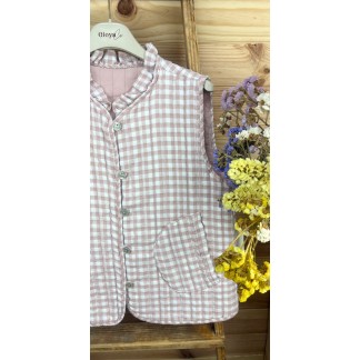 Chaleco vichy-chaleco primavera-chaleco barato-chaleco original-chaleco bonito