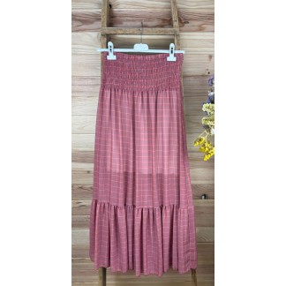 Falda cuadros-falda goma elastica-falda verano-falda primavera-falda original-falda barata