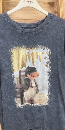 camiseta osito-camiseta manga corta-camiseta barata-camiseta original-camiseta bonita