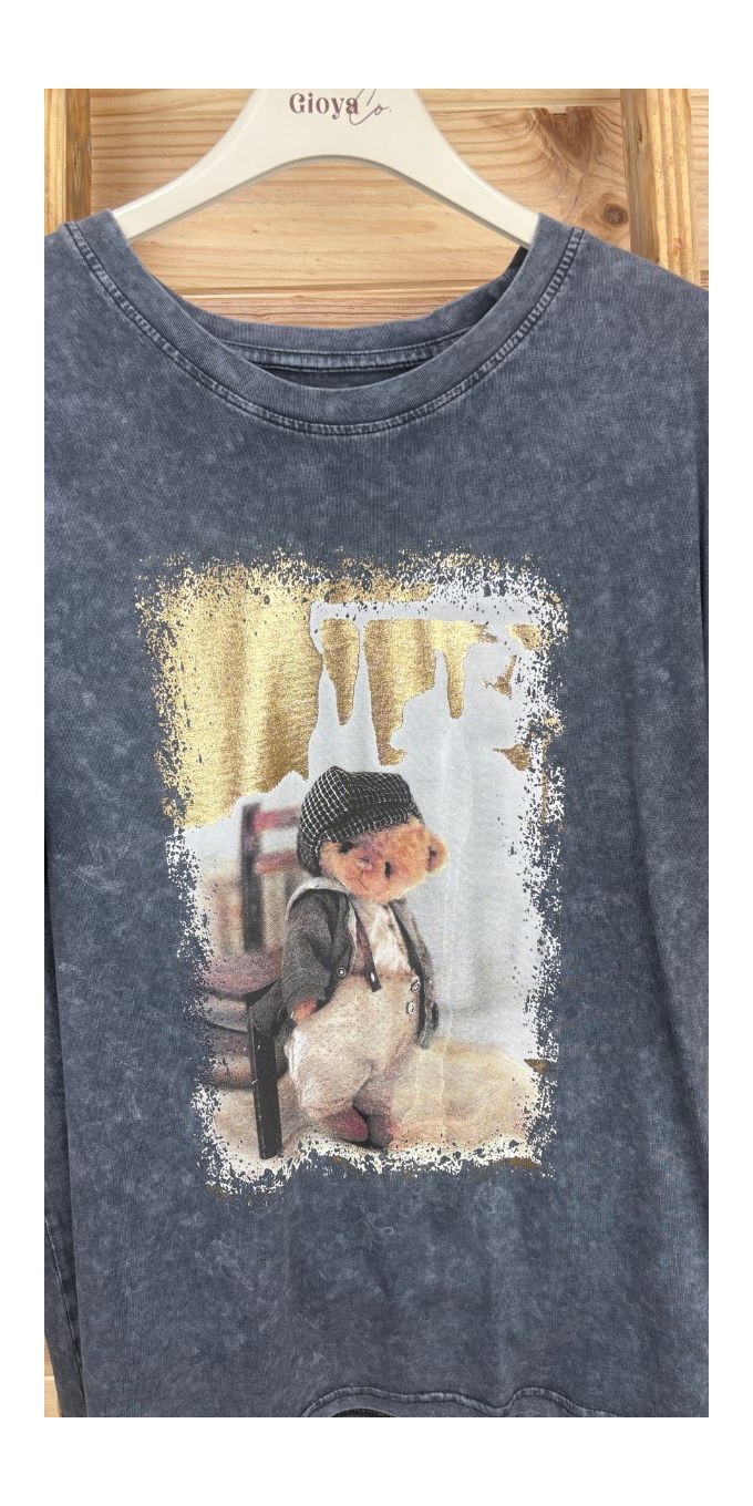 camiseta osito-camiseta manga corta-camiseta barata-camiseta original-camiseta bonita