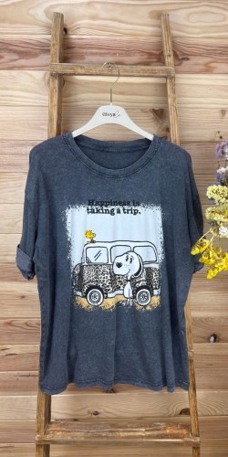 Camiseta Snoopy-camiseta manga corta-camiseta barata-camiseta original