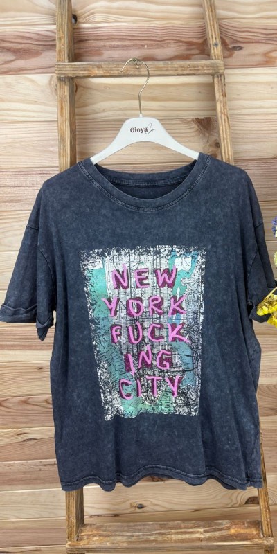 camiseta new york-camiseta manga corta-camiseta barata-camiseta original-camiseta fresca