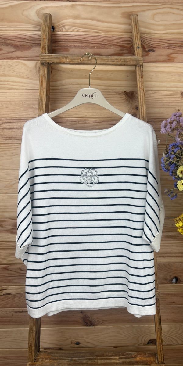 sueter rayas-sueter con adorno-sueter barato-sueter original-sueter bonito