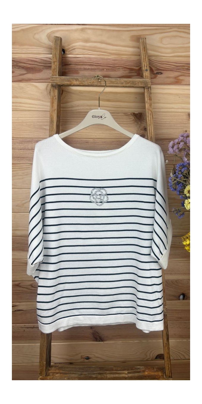 sueter rayas-sueter con adorno-sueter barato-sueter original-sueter bonito