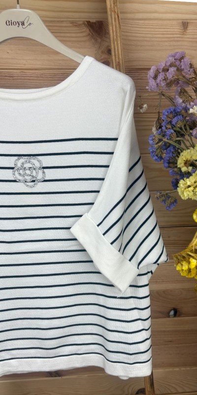 sueter rayas-sueter con adorno-sueter barato-sueter original-sueter bonito