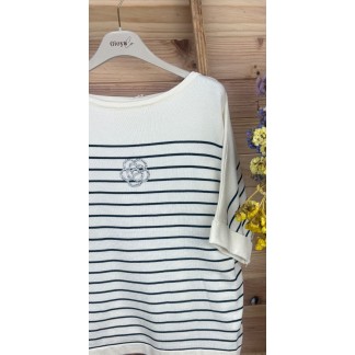sueter rayas-sueter con adorno-sueter barato-sueter original-sueter bonito