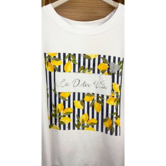 camiseta limones-camiseta manga corta-camiseta talla grande-camiseta verano-camiseta barata