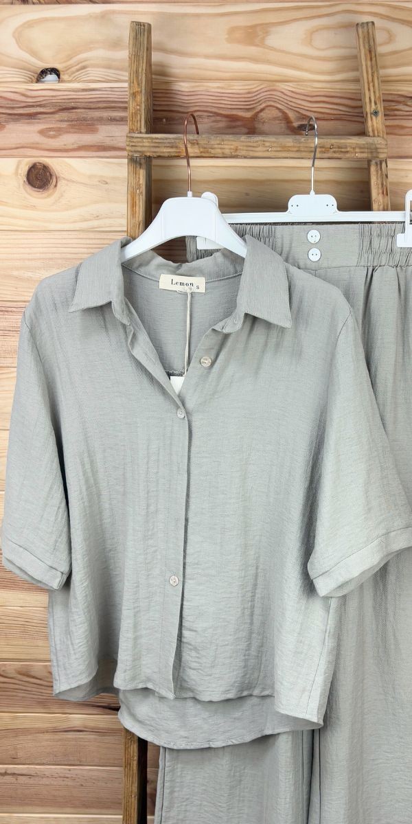 camisa safari-camisa conjunto-camisa manga corta-camisa verano-camisa barata