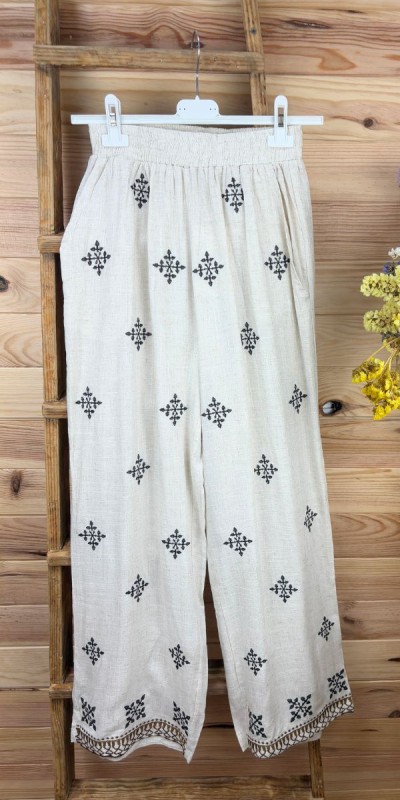 Pantalon boho-pantalon conjunto-pantalon verano-pantalon barato-pantalon original