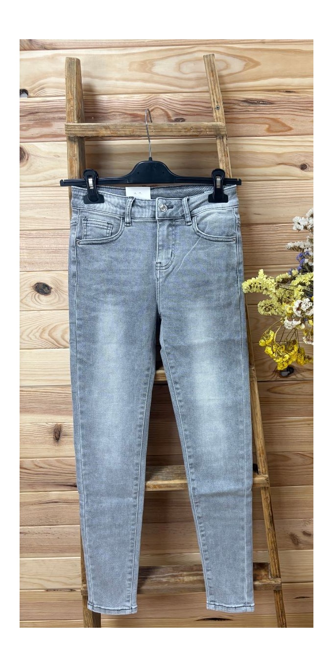 Pantalon gris mujer-pantalon pitillo mujer-pantalon elastico-pantalon barato mujer
