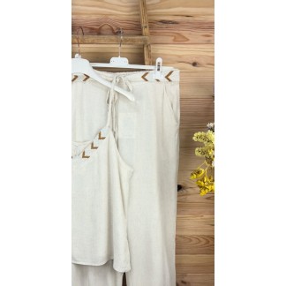 pantalón ibicenco-pantalon bordado-pantalon verano-pantalon conjunto-bantalon original