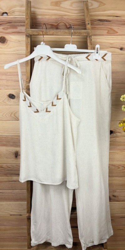 pantalón ibicenco-pantalon bordado-pantalon verano-pantalon conjunto-bantalon original