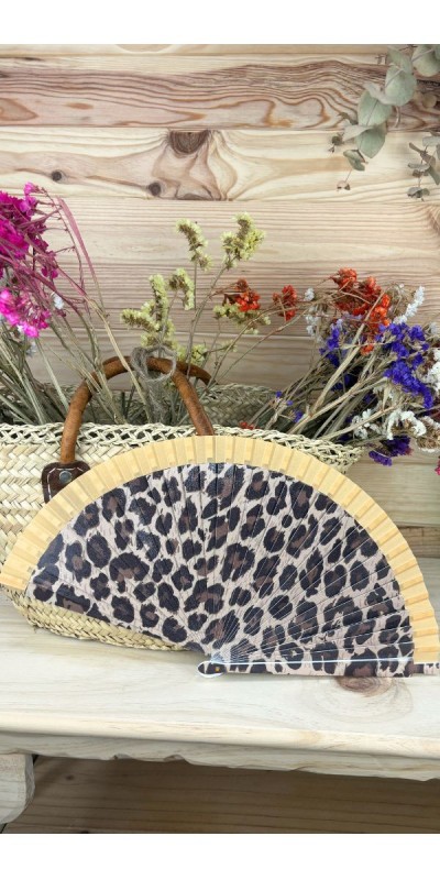 abanico animal-abanico leopardo-abanico verano-abanico bonito-abanico barato