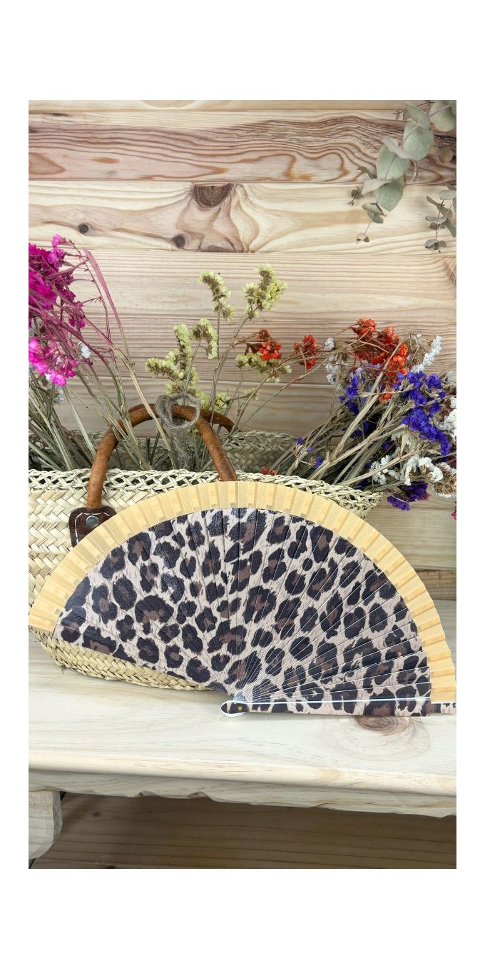 abanico animal-abanico leopardo-abanico verano-abanico bonito-abanico barato