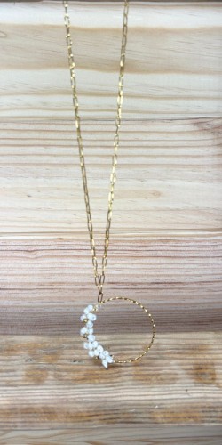 collar aro-collar acero inoxidable-collar verano-collar bonito-collar barato
