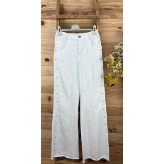 Pantalón estrellas-pantalón recto-pantalon juvenil mujer-pantalon original
