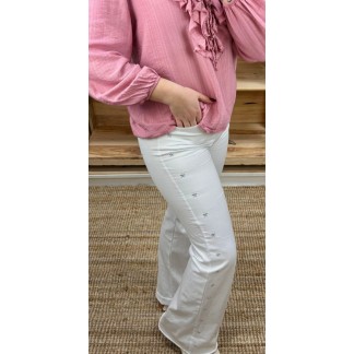 Pantalón estrellas-pantalón recto-pantalon juvenil mujer-pantalon original