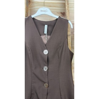 conjunto chocolate-conjunto barato-conjunto mujer-conjunto de vestir-conjunto original