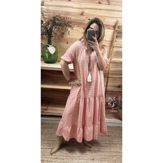 vestido vichy-vestido original-vestido bonito-vestido barato-vestido primavera