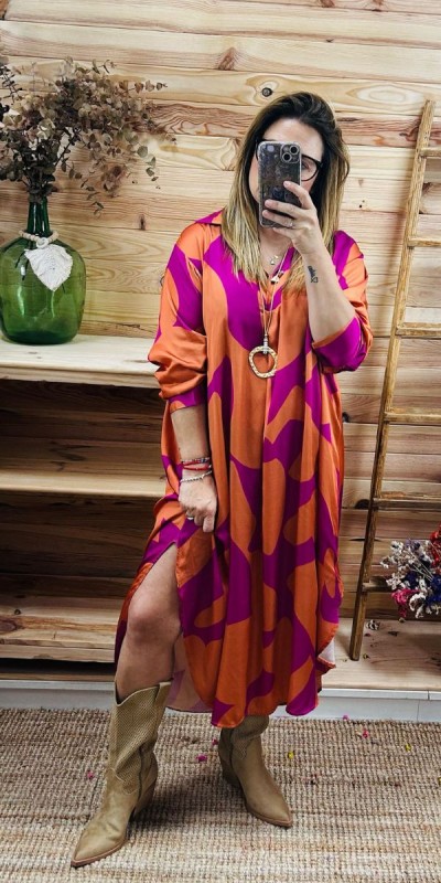 vestido capri-vestido original-vestido talla grande-vestido barato-vestido bonito