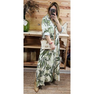 vestido palmeras-vestido largo-vestido mujer-vestido bonito-vestido primavera-vestido barato