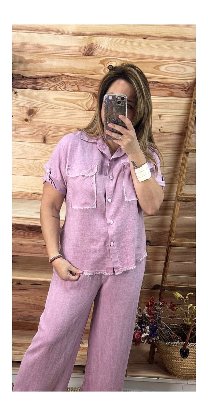 camisa tabarca-conjunto mujer-camisa lino-camisa barata-camisa original