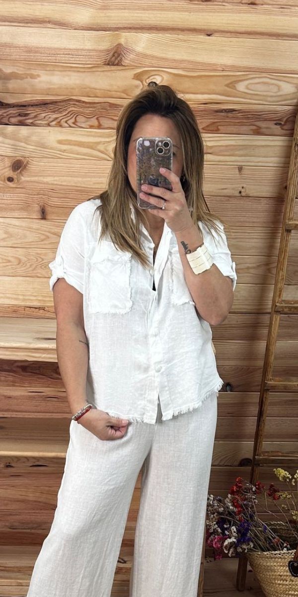 camisa tabarca-conjunto mujer-camisa lino-camisa barata-camisa original