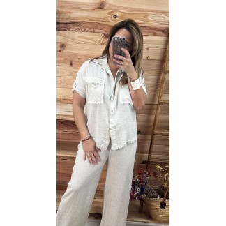 camisa tabarca-conjunto mujer-camisa lino-camisa barata-camisa original