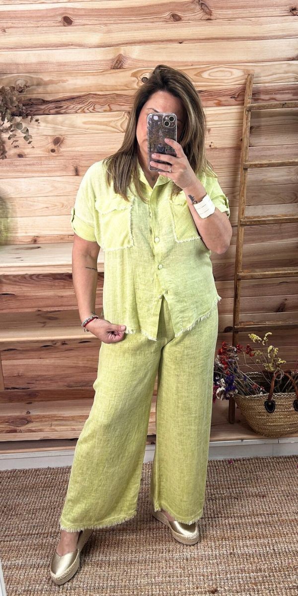 Pantalón tabarca-pantalon lino-pantalon mujer-pantalon barato-pantalon original
