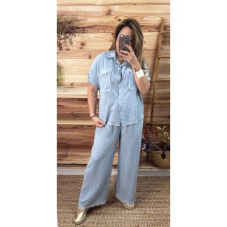 Pantalón tabarca-pantalon lino-pantalon mujer-pantalon barato-pantalon original